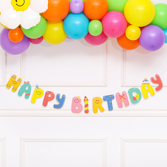 [조이파티] 해피스마일 생일가랜드 : 조이파티
