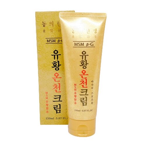 동의한방 온열 마사지 유황온천 크림 150ml 맛사지 스포츠 파스 통증 : 루체떼샵