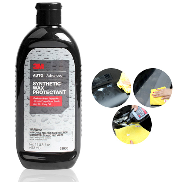 3M 초 강력 코팅제 473ml 왁스 자동차 외장 광택 코팅 보호 익스테리어 셀프 세차 : 토투스