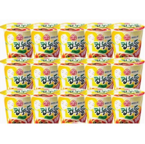 오뚜기 컵누들 매콤한맛 15개 : umarket