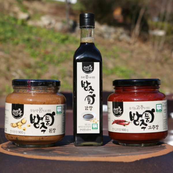 방주명가 방주품 맛있는 국산콩 전통 한식 조선 재래식 시골 집 촌 찌개 된장 900g : 웰니스  마켓