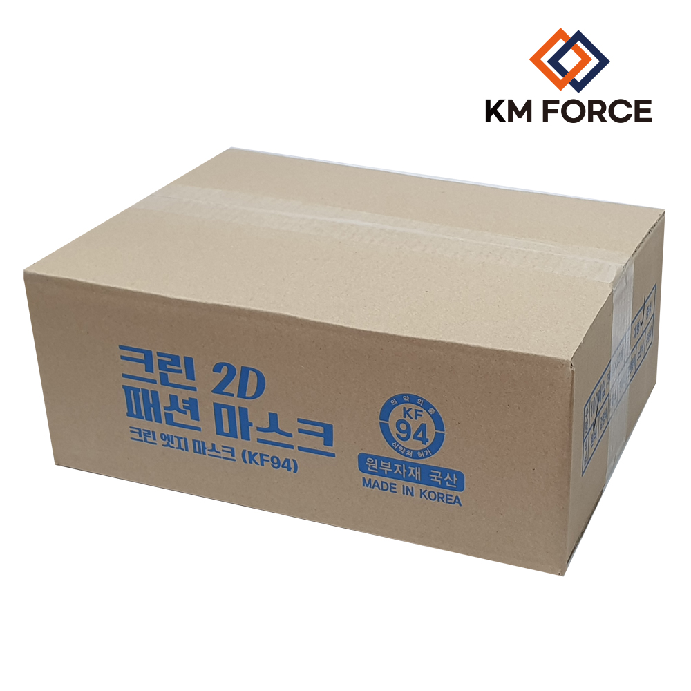 케이엠포스 KF-94 마스크 비말차단 황사 덴탈 크린엣지 패션마스크 5매입 1팩, (100EA) : 케이엠포스