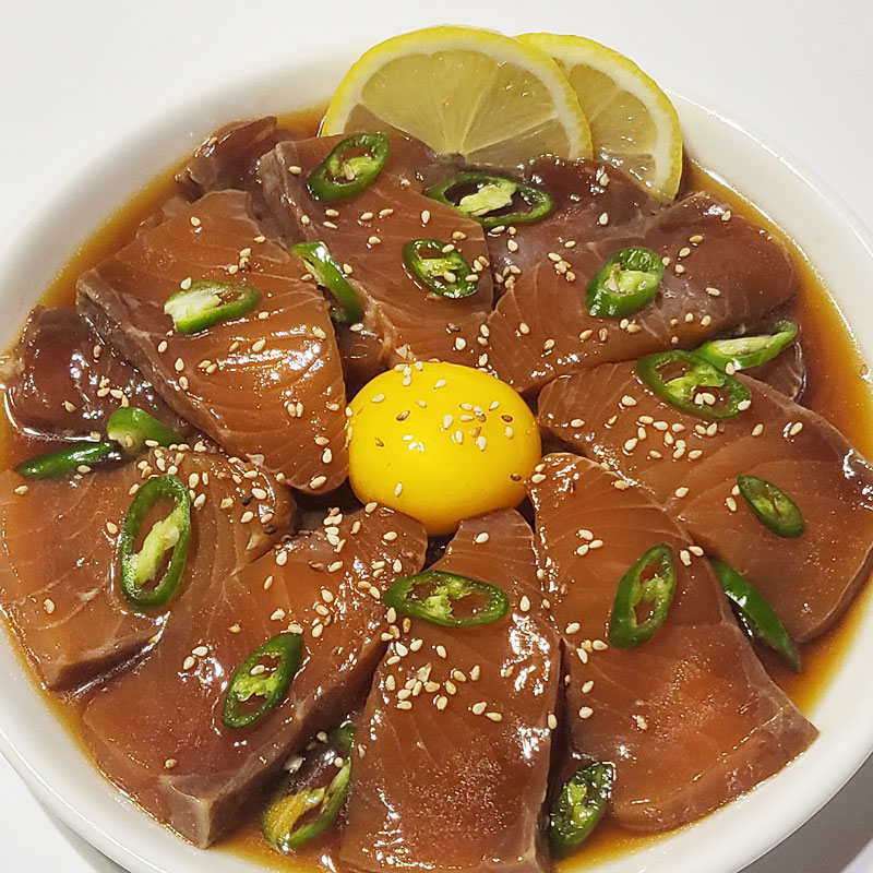 왕애찬 간장 연어장 500g : 먹는풍경