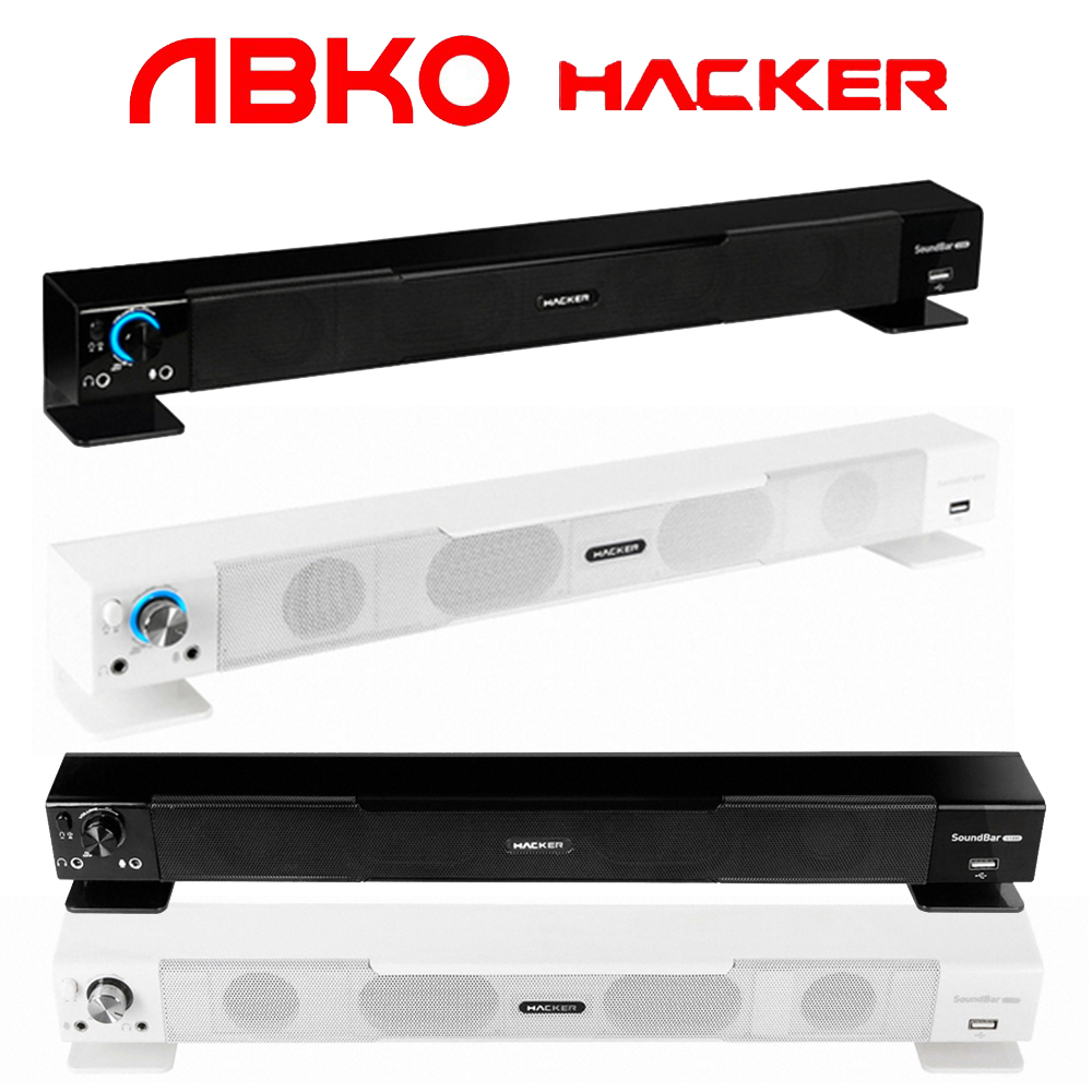 앱코 해커 S1000 사운드바 게이밍 스피커 노트북 USB 2채널 피시방 사무용 : 드림팩토리샵