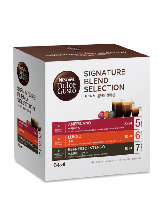 네스카페 돌체구스토 캡슐커피 64개 Nescafe Dolce Gusto 64 Coffee Capsules : 레프리초이