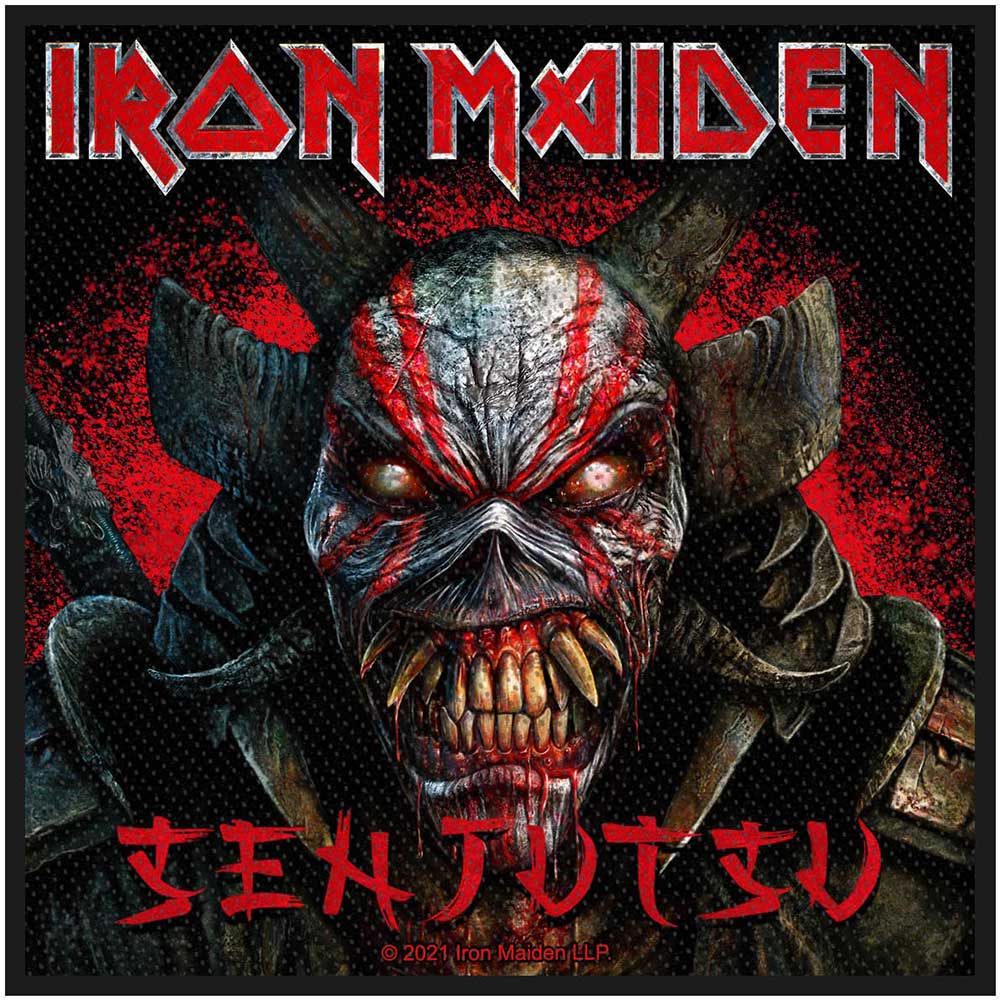 [국내배송] 공식 IRON MAIDEN 아이언 메이든 Senjutsu Back Cover 스탠다드 패치 : 매드몽키