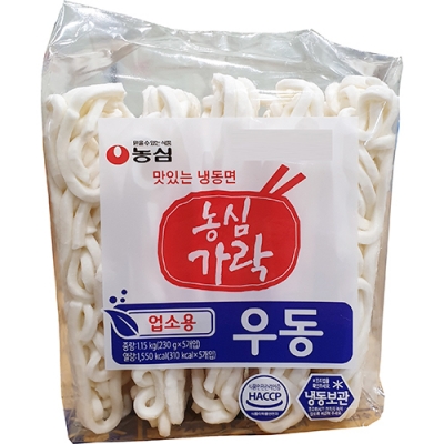 냉동 농심 가락우동면 빨강 (230g×5개) : 푸드s몰