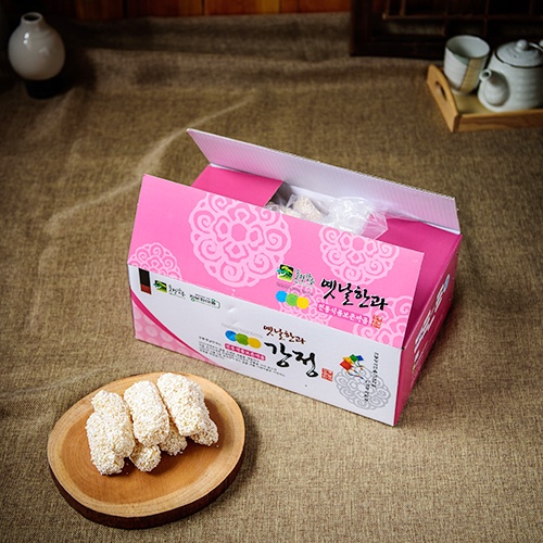 강릉옛날한과 수제전통한과 조청유과 1kg : 강릉옛날한과
