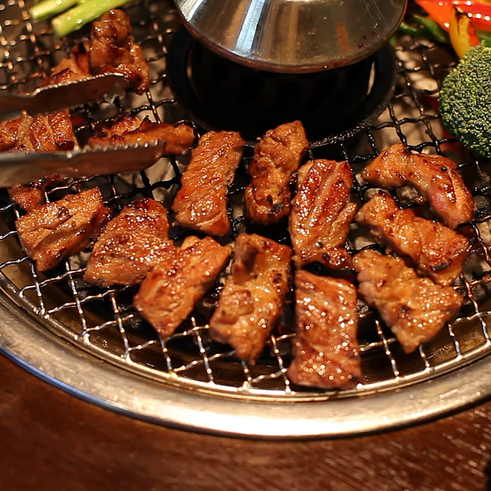 12년전통 양념 돼지 목살 구이 1.4kg : 아리랑갈비