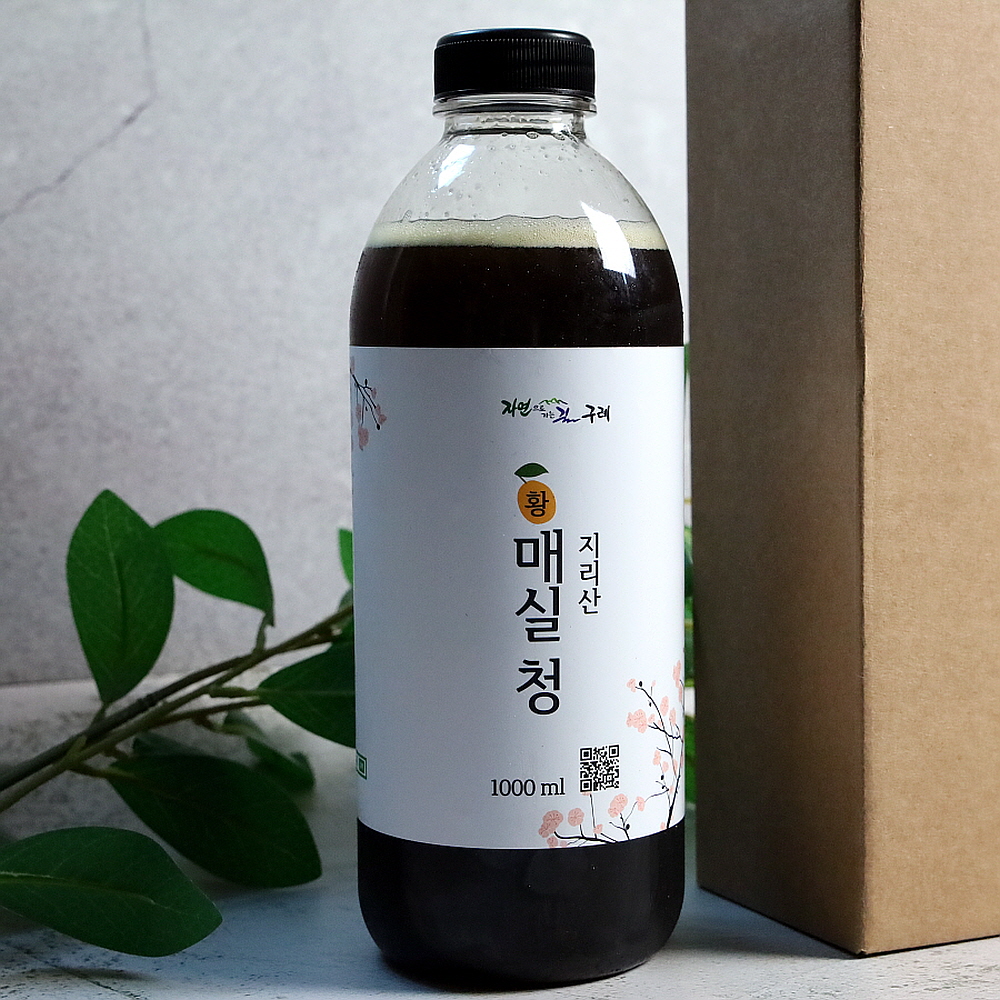 [그래구례협동조합] 지리산 매실 황매실로 만든 매실청 1L 500ml : 구례군 로컬마켓