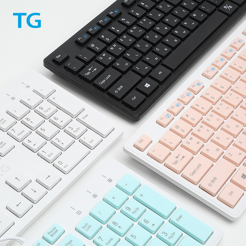TG삼보 유선 키보드 컴퓨터 PC 사무용 저소음 K500U : 엄지척오피스
