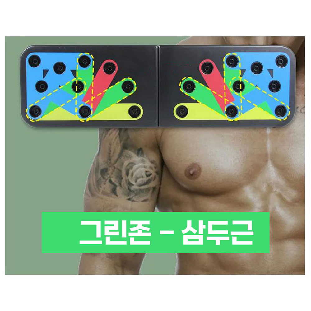 푸쉬업바 팔굽혀펴기기구 보드 푸시업 용품 멀티 팔근육운동 등근육 어깨 부위별 : 두리엔마리