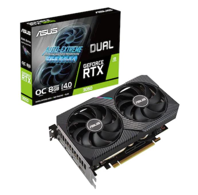 ASUS DUAL 지포스 RTX 3050 O8G OC D6 8GB : 완소핫스토어