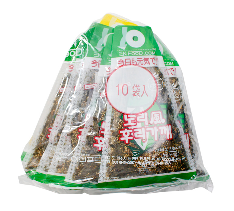 도매 업소용 노리풍 후리가께(50g 10개) 6봉box 이엔푸드 김맛 후리가께(노리) : 명가스토리