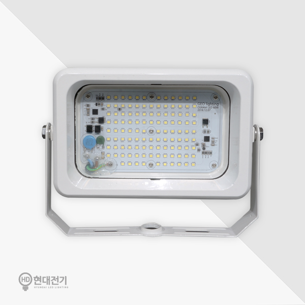 LED투광기 사각투광기(60W) : 현대전기조명