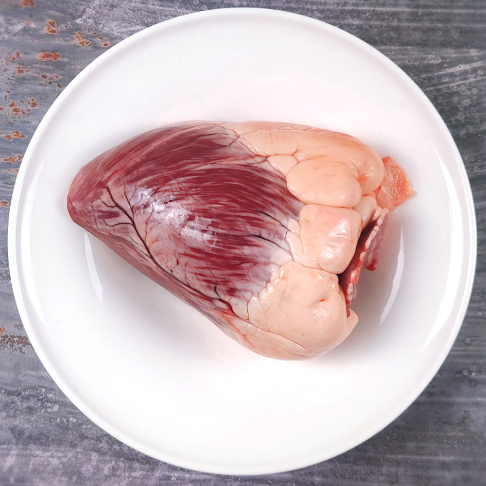 한우 소염통 반마리분 약1kg 소부산물내장 원료육 : 주식회사두드림