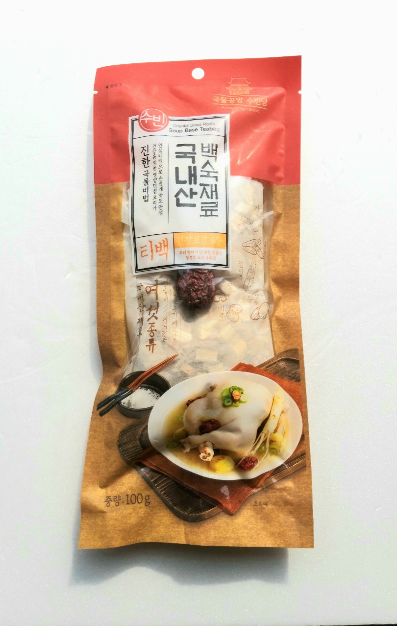 수빈 백숙재료 티백 100g/ 국내산 : 담쏘몰