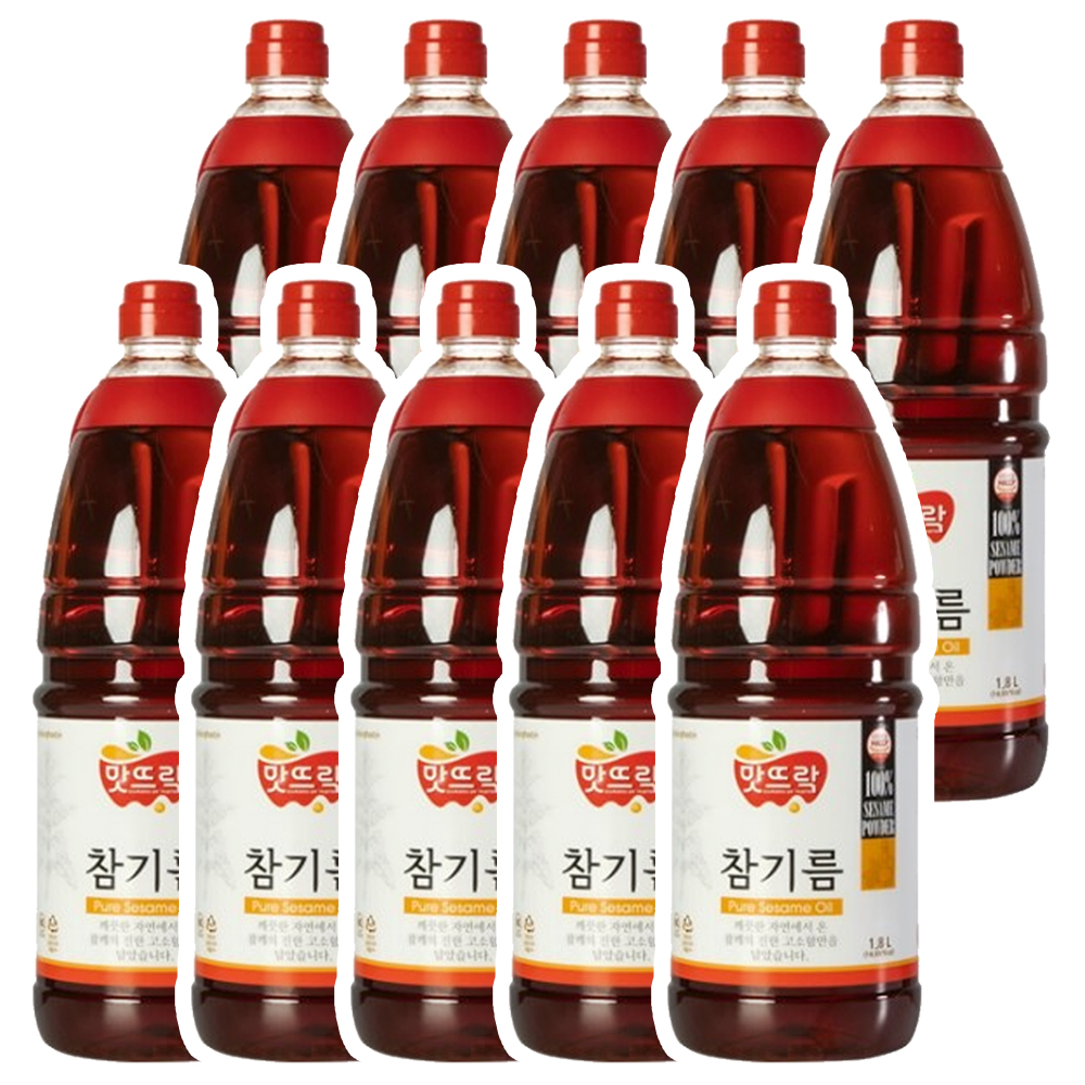 동방제유 맛뜨락  참기름 1.8L x 10개 : 에스플러스마켓