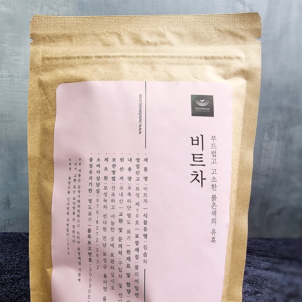선다원 비트차 77g 국산 비트 효능 국내산 보성 레드비트차 : 보성녹차선다원