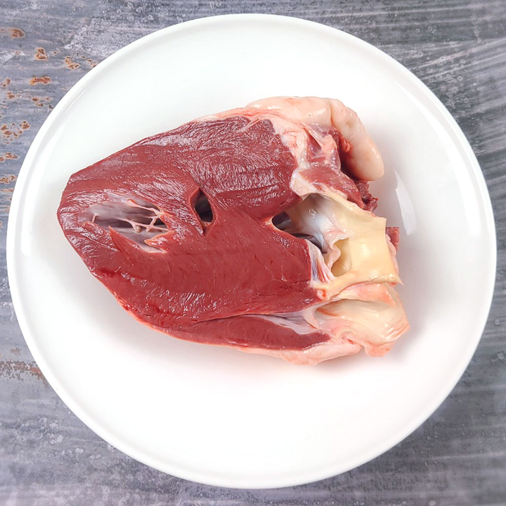 한우 소염통 반마리분 약1kg 소부산물내장 원료육 : 주식회사두드림