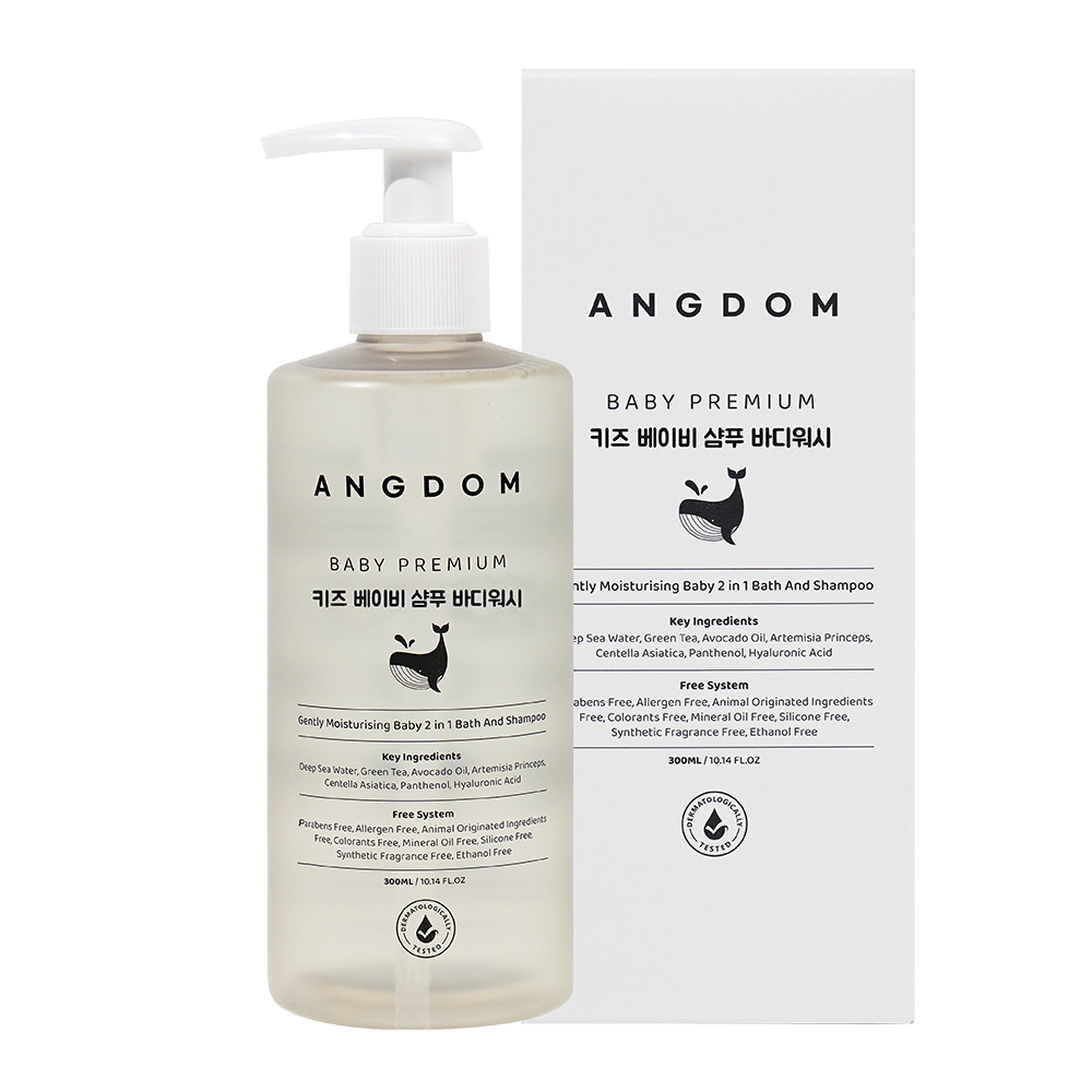 앙덤 키즈 베이비 프리미엄 샴푸 아기 유아 바디워시 300ml : 앙덤스토어