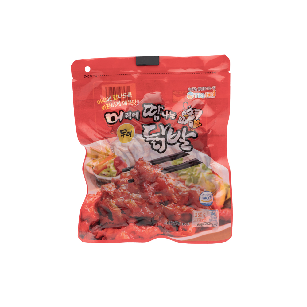[티아이지푸드]머리에땀나는 무뼈닭발 250g : 고흥몰