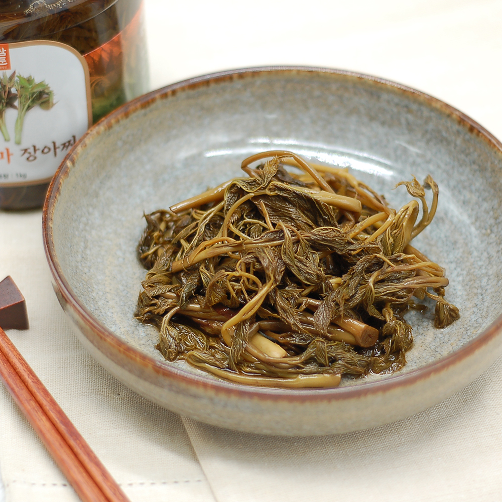 강원도 홍천 눈개승마 장아찌 1kg / 300g : 삼둔팜