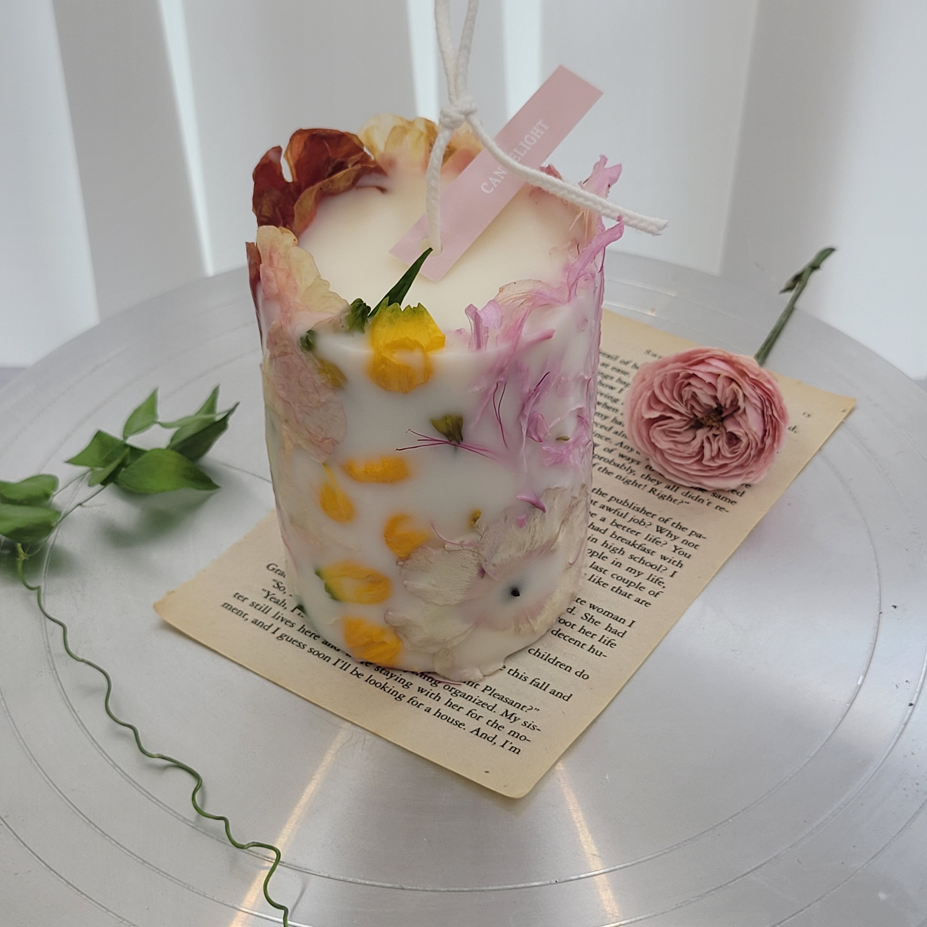 [ 부케캔들 ] 리부케플로리스트 하바리움 웨딩 꽃말리기 캔들 젤캔들홀더 왁스타블렛 그립톡 선물 집들이 신혼집 부케기프트 bouquet gift... 
