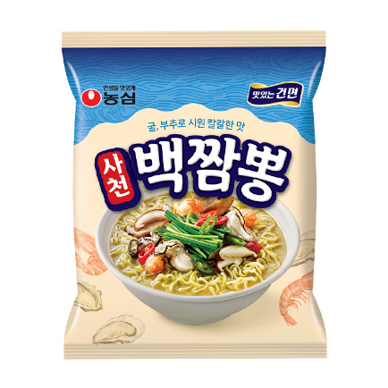 농심 사천 백짬뽕 봉지라면 94g : P제이몰