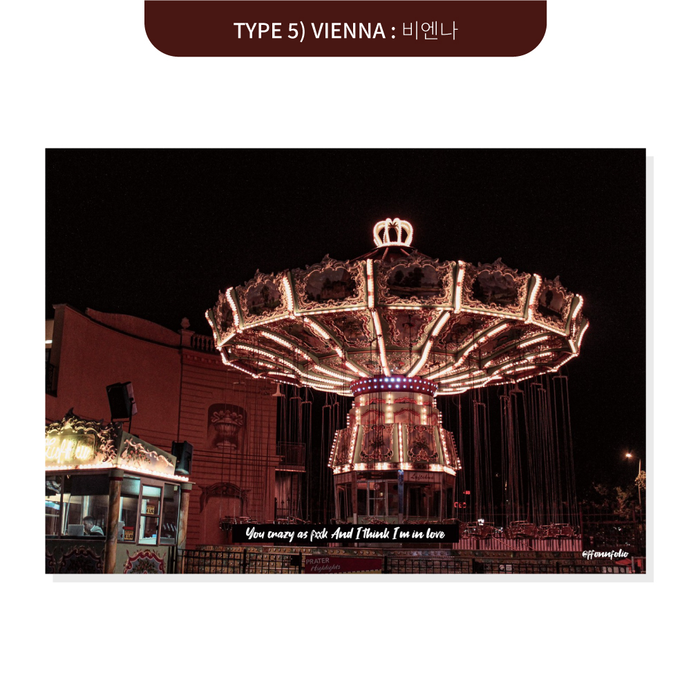 뽀느폴리오 BON VOYAGE 시리즈 B4사이즈 감성 풍경 포스터 5type : ffonnfolio