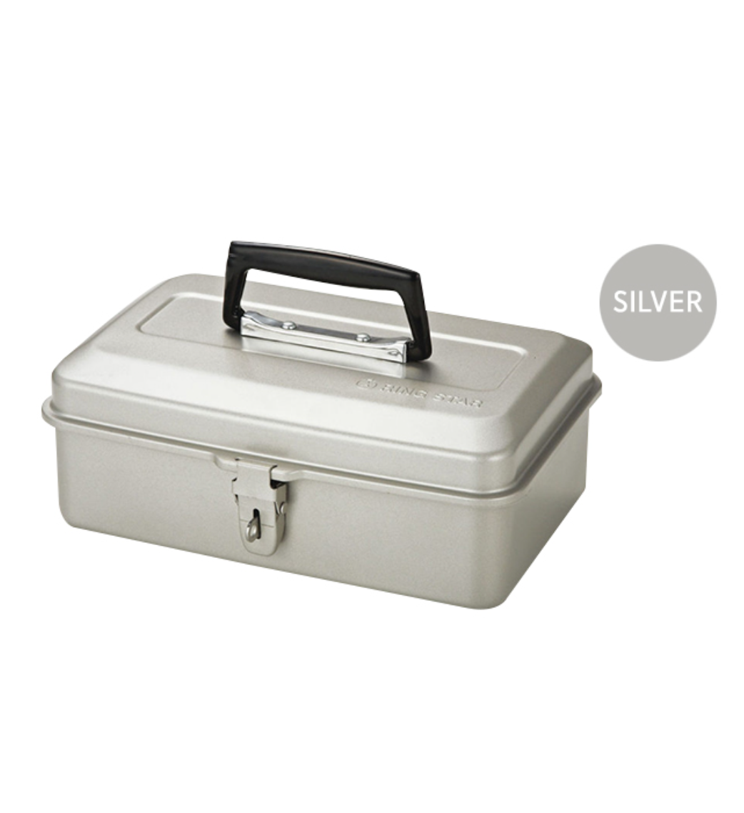Japan 링스타 공구박스 철제 툴박스 BT-250 실버 250x162x93 - RINGSTAR : 세화산업