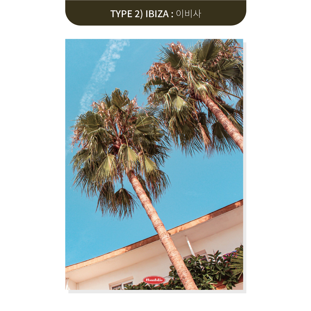 뽀느폴리오 BON VOYAGE 시리즈 B4사이즈 감성 풍경 포스터 5type : ffonnfolio