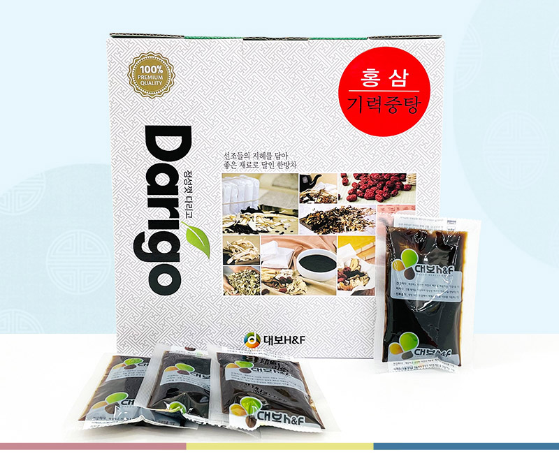 홍삼기력중탕 100mL x 50포 한방차/액상차/건강차 : 제천허브