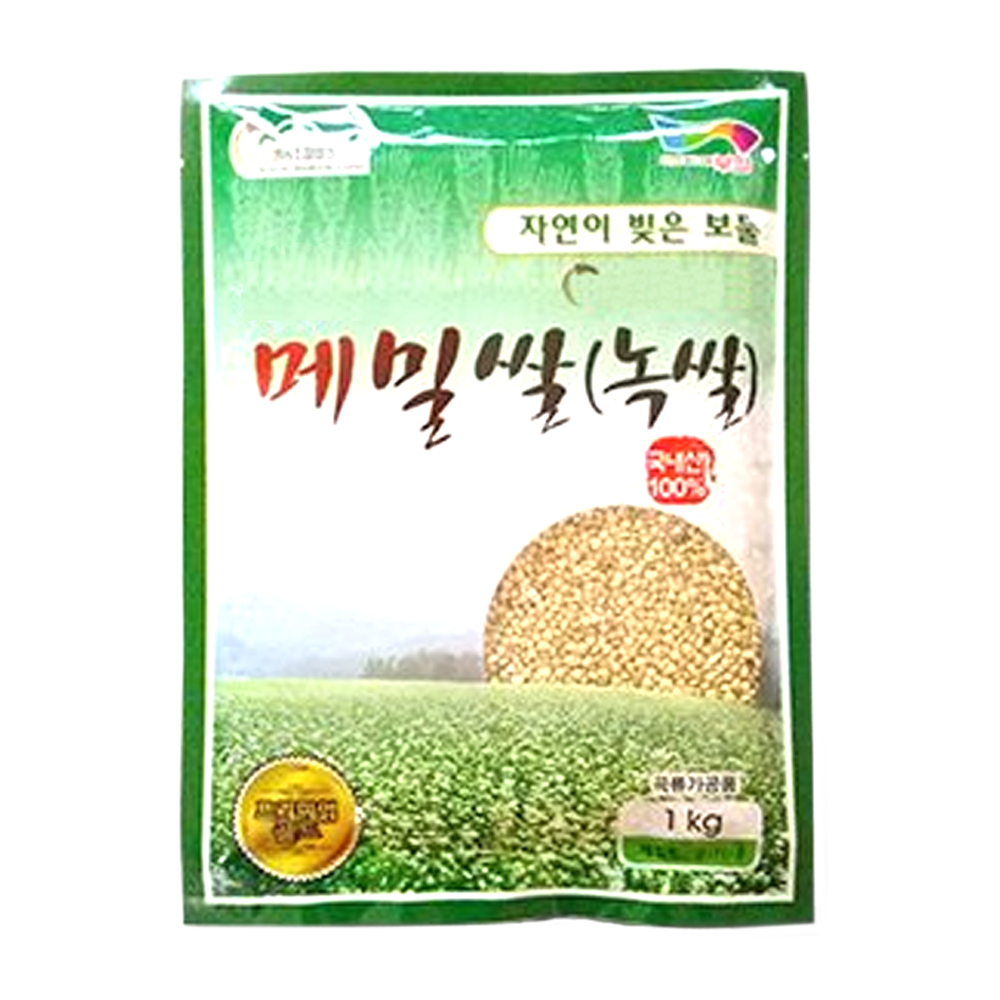 메밀쌀 1kg / 녹쌀 메밀 밥 녹미 매밀쌀 추천 농원 : 활옹