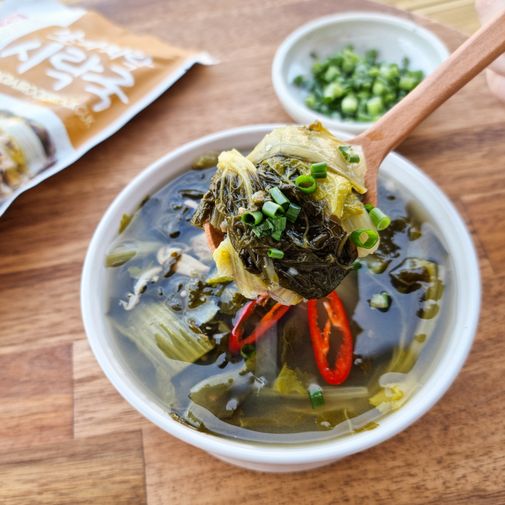 바지락 시락국 500g/2팩 국내산 오늘의저녁메뉴 가마솥 시래기 된장 즉석국 탕 청조푸드 : 청조푸드