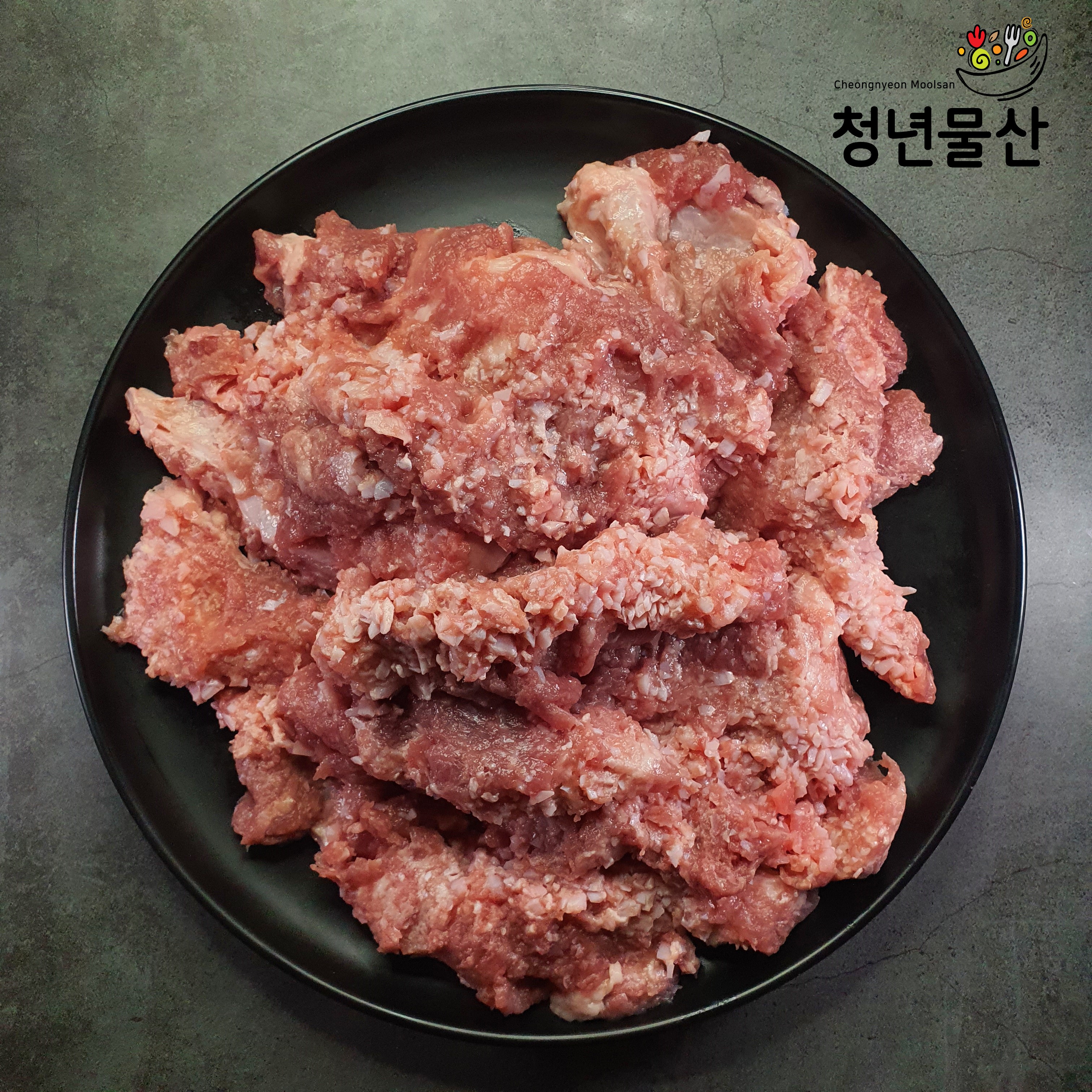 1kg 청년물산 돼지 전지오돌뼈 전지오돌갈비 오도독살 : 청년물산
