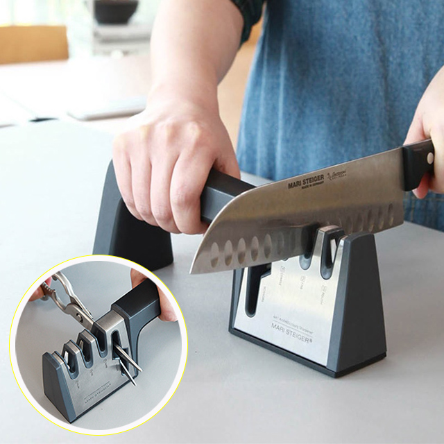 마리슈타이거 멀티 칼갈이 가위갈이 다용도 칼가는도구 칼날갈이 KnifeSharpener : 서나마켓