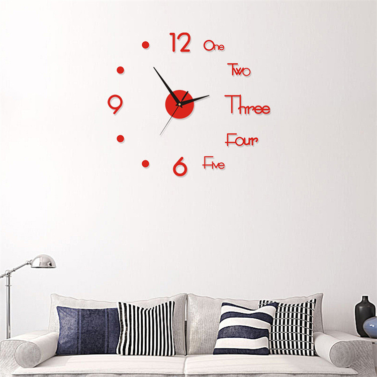 벽시계 거실시계 큰 엔틱 인테리어시계 3d wall clock amazon wall : 신속