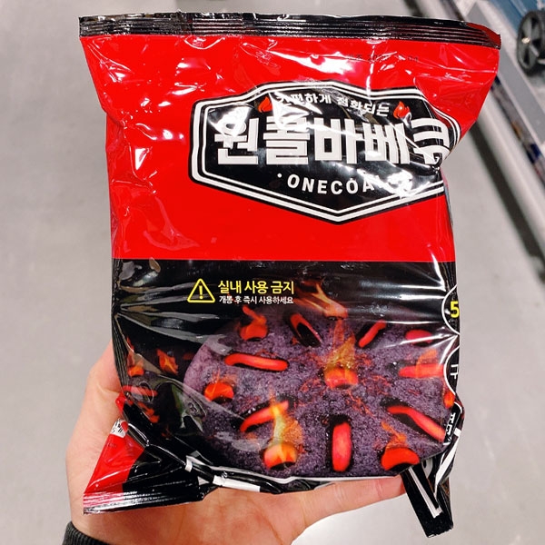 원콜 바베큐 원형 숯 550g : 쿨룩스토어