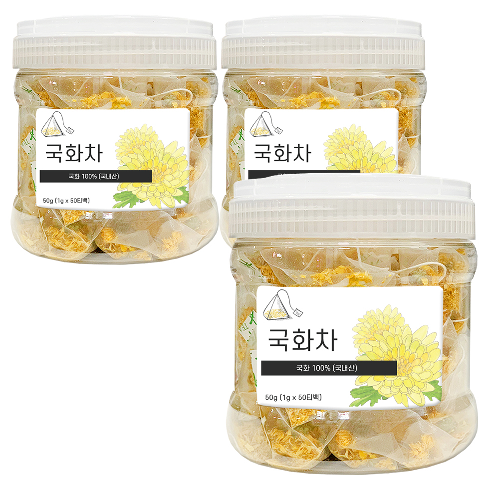 권뱅푸드 국화차 삼각티백 50개입 : 좋은아침.
