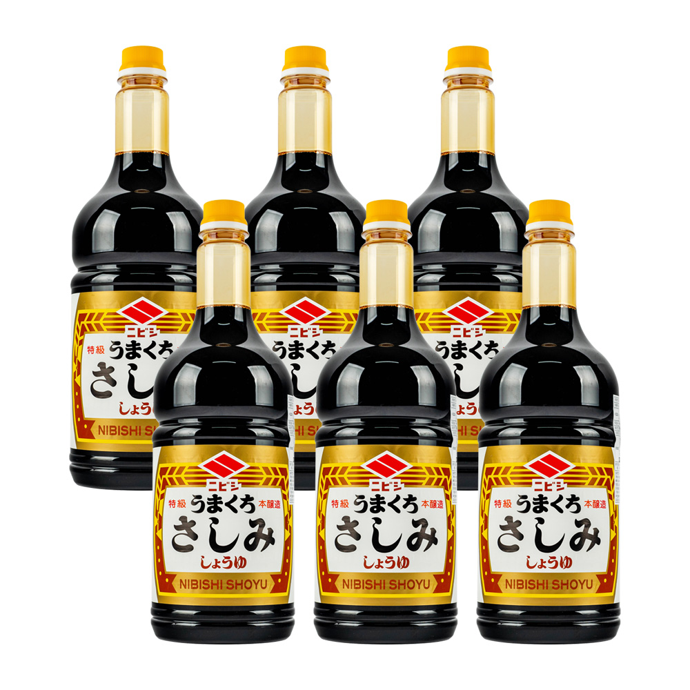 일본 니비시 사시미 쇼유 초밥 회 간장 1.8L 6개 1박스 : 와이케이플러스온라인