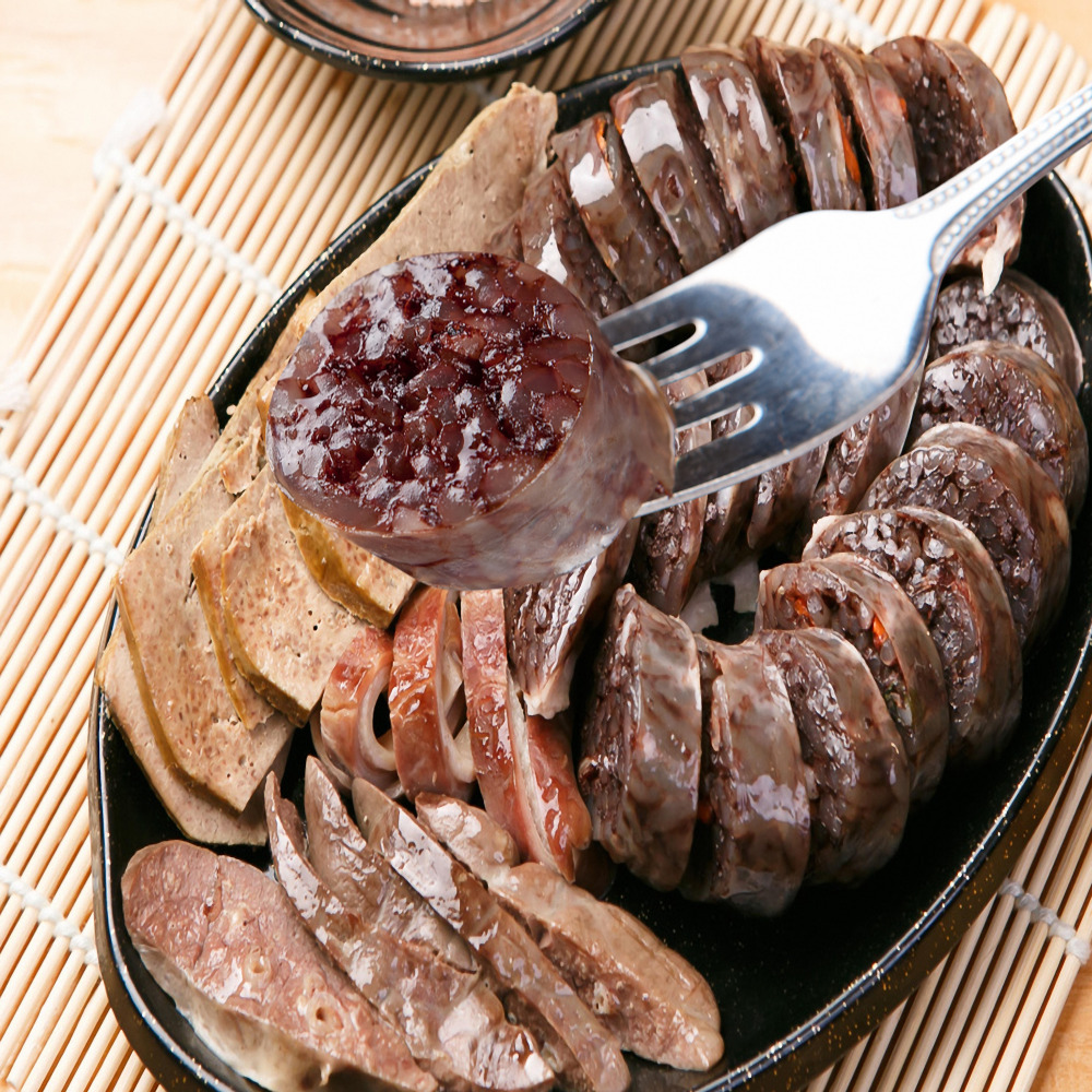 맛있는 토종 옛날 고기 야채 순대 업소용 도매 납품 포차 피순대 선지 국밥용 : 세이브마스터