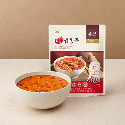 [본죽]화끈짬뽕죽 330g (실온 해장 얼큰 매운죽) : 본죽 공식몰      본몰