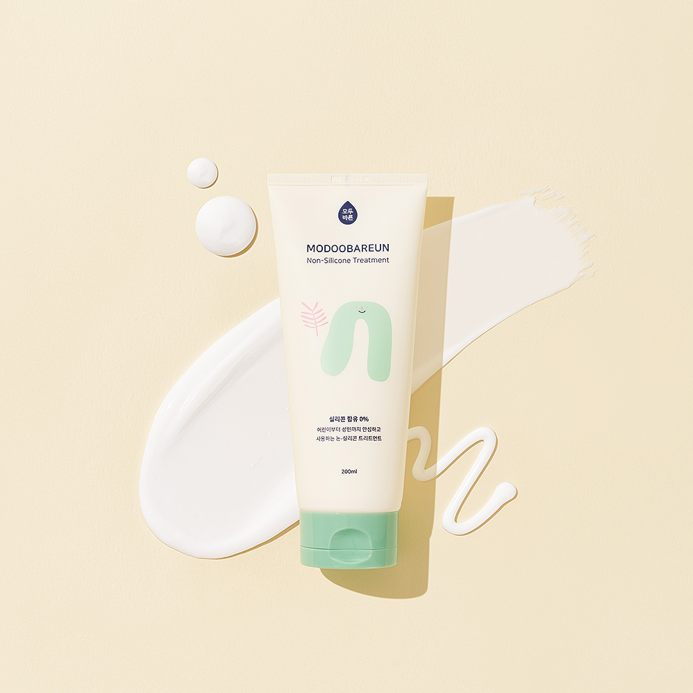 모두바른 무실리콘 트리트먼트 200ml 푸석한머리 데일리 머릿결관리 트리트먼트 : 모두바른