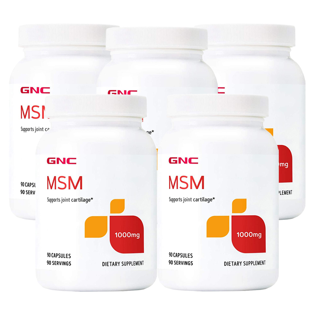 GNC 지앤씨 MSM 1000MG 90정 5개 : 직구국대