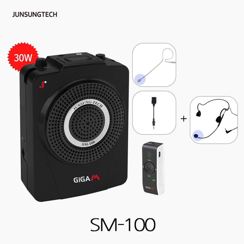 준성테크 SM-100 기가엠 강의용 무선마이크 시스템 : 새롬사운드