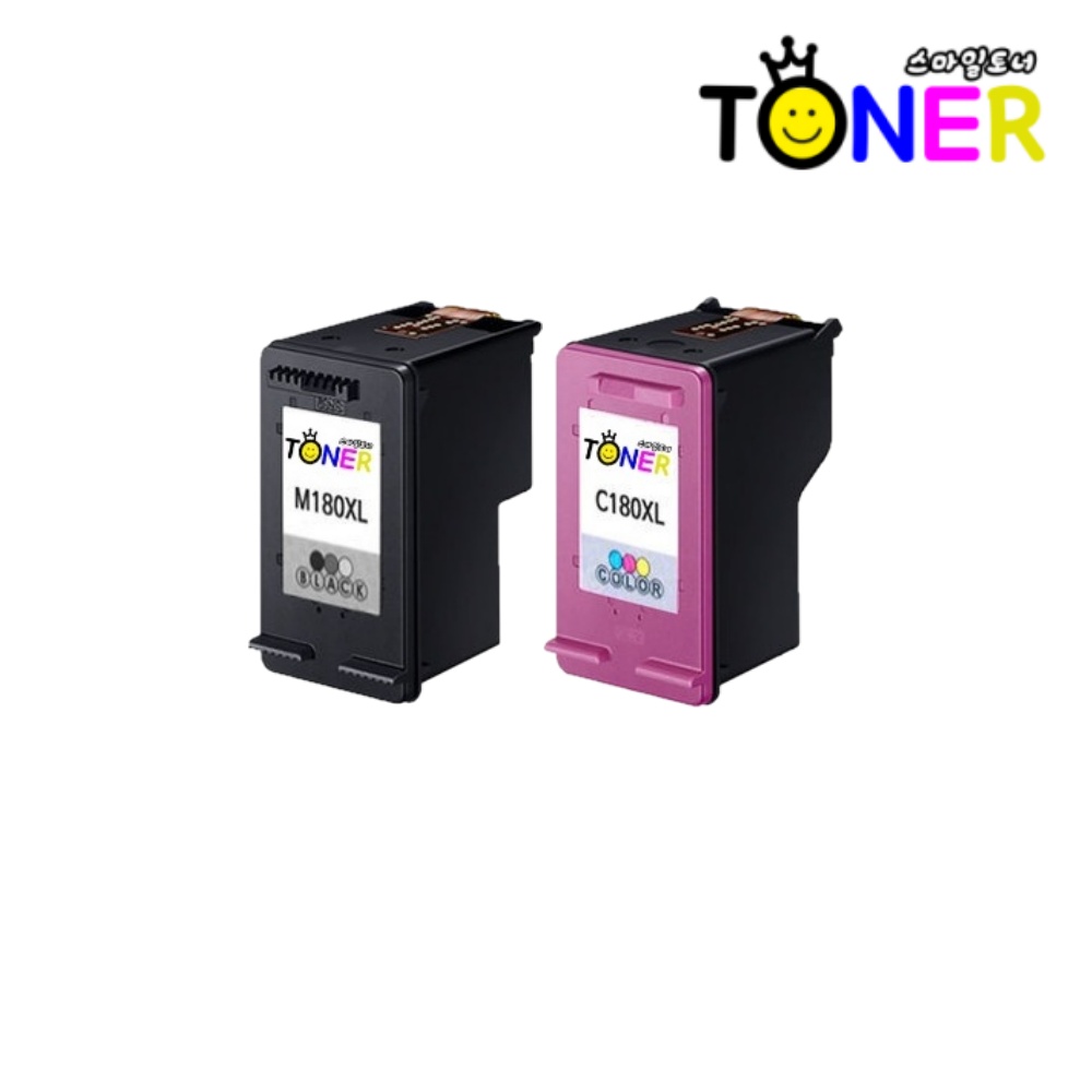 삼성 잉크 INK-M180 C180 SL-J1660 J1663 1665 J1770 세트 : 스마일toner