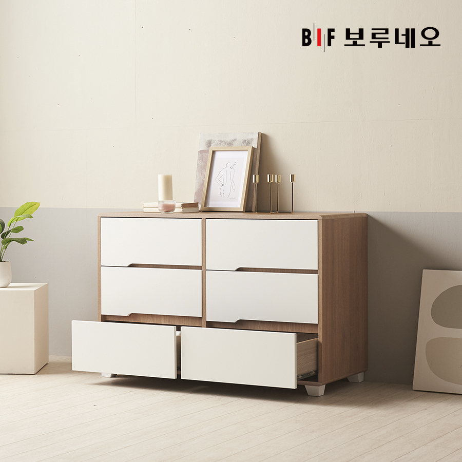 앳홈 로니 와이드 서랍장 : 온라인가구닷컴