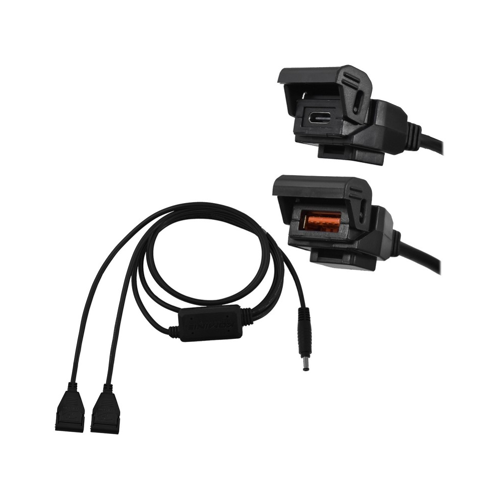 코미네 EK-214 고속충전기 USB QC3.0 지원 C타입 2구 MAX 32W : 팍스팍스