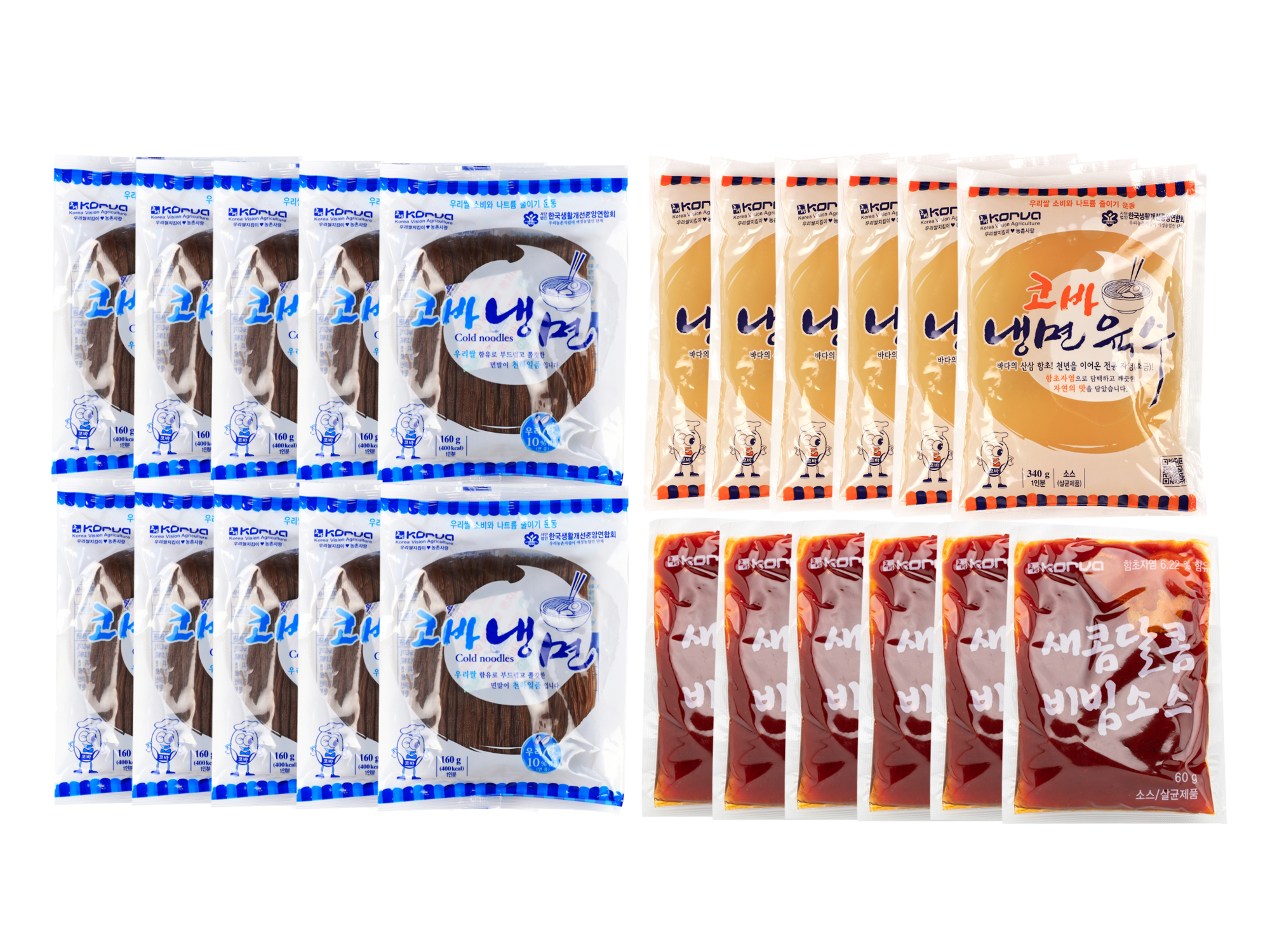 코바 냉면 [면10X육수6X비빔6] : 코바식품 공식스토어
